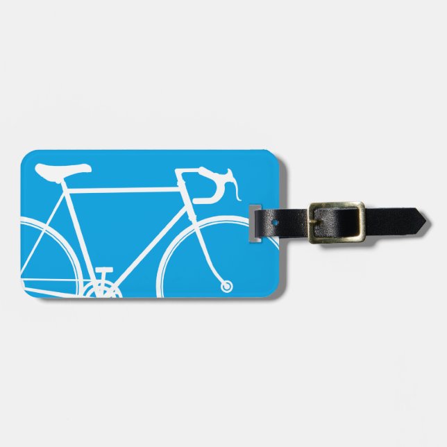 Bicycle Travel Bag Tag Template (Front Horizontal)