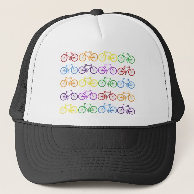 bicycle trucker hat (Front)