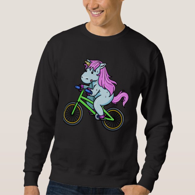 Bicycle unicorn sweatshirt (Front)