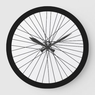 Bicycle Wheel clock (2D printed graphic)