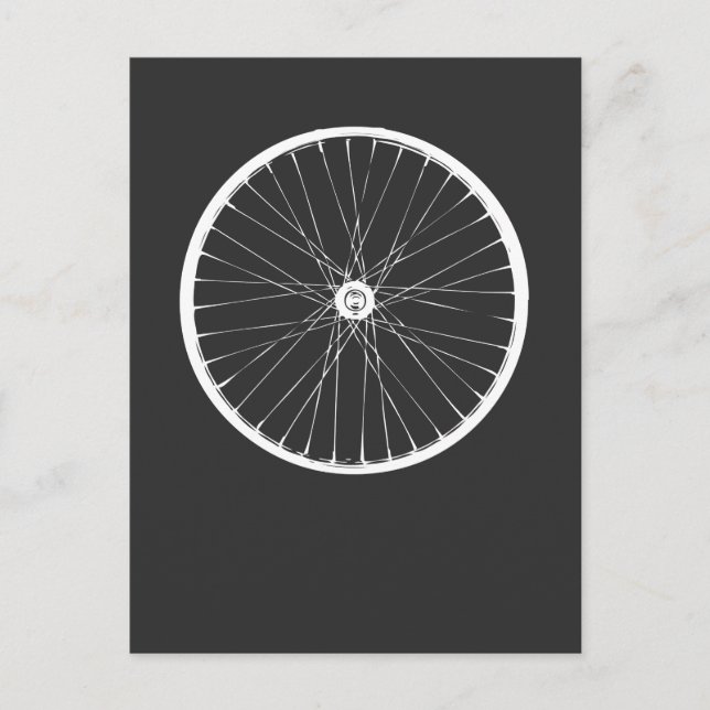 Bicycle Wheel cycling tires mountain bike cycle Postcard (Front)