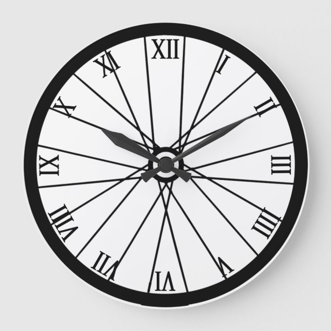 Bicycle Wheel Large Clock (Front)