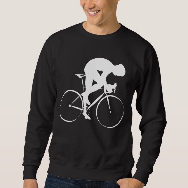 bicycle wheel road bike travel time bike 5 sweatshirt (Front)