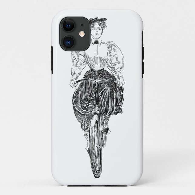 bicycle woman riding Case-Mate iPhone case (Back)