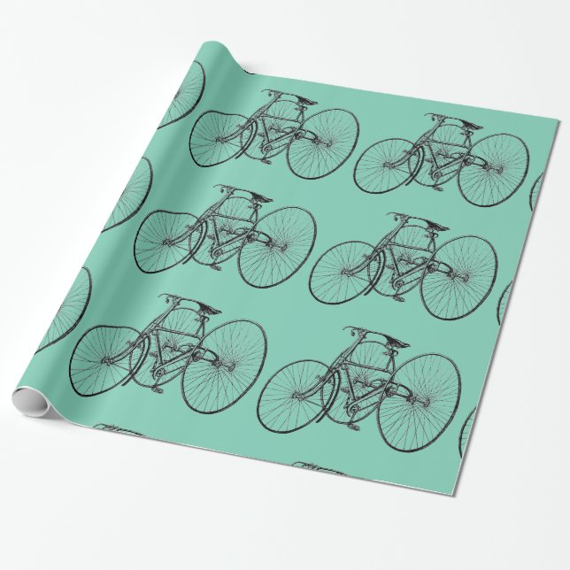 Bicycle Wrapping Paper (Unrolled)
