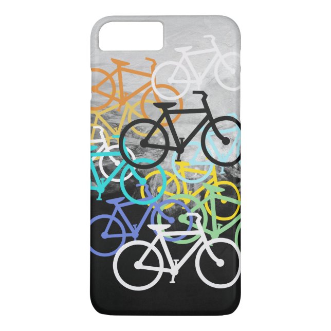 Bicycles Abstract Case-Mate iPhone Case (Back)