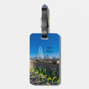 Bicycles And Dallas Luggage Tag