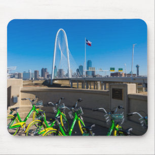 Bicycles And Dallas Mouse Pad