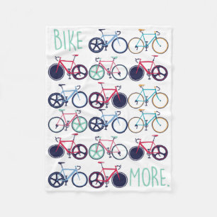 Bicycles Bicycle More Bike Cycling Cyclist Mtb Gif Fleece Blanket