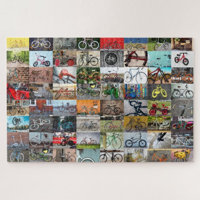 Bicycles Cycling Jigsaw Jigsaw Puzzle (Horizontal)