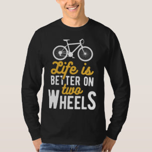 bicycles cyclists bicyclists on a bike T-Shirt