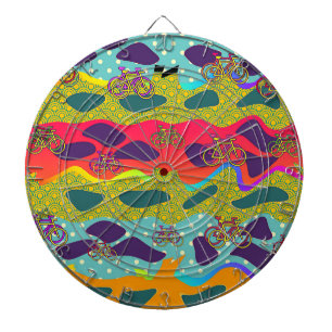 Bicycles Fun Novelty  Dartboard
