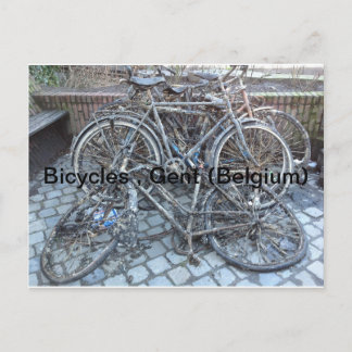 Bicycles, Ghent (Belgium) Postcard