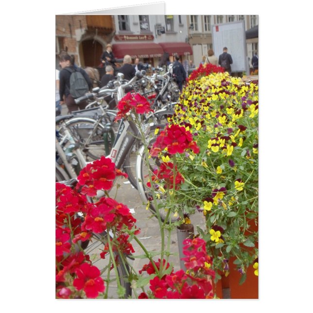Bicycles, Historic City Centre of Bruges, Belgium (Front)