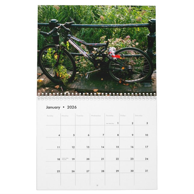 Bicycles in Holland Calendar (Jan 2026)