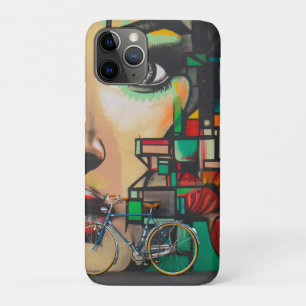 Bicycles on Graffiti wall iPhone 11 Pro Case
