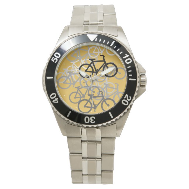 Bicycles.. select your background colour. watch (Front)