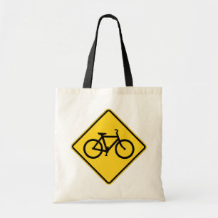 bicycles sign tote bag