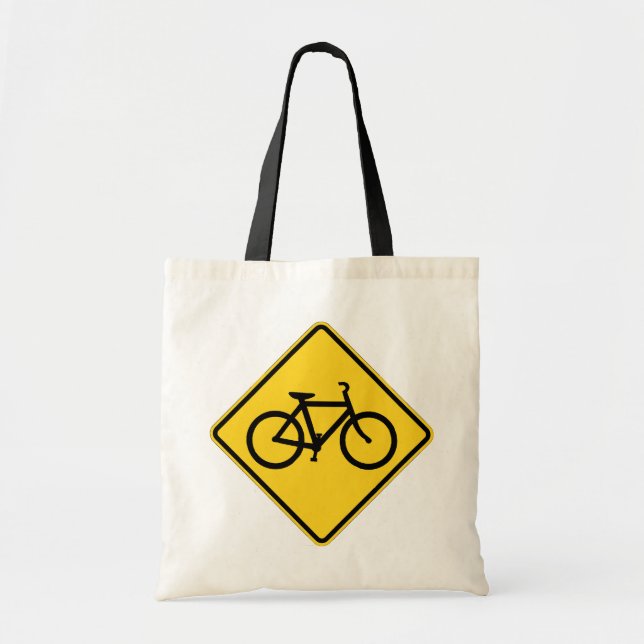 bicycles sign tote bag (Front)