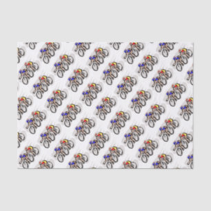 Bicycles Tissue Paper