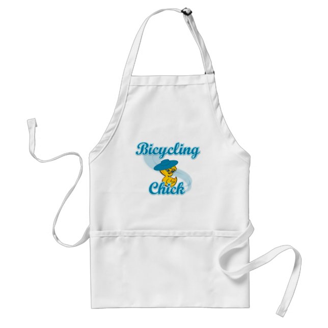 Bicycling Chick #3 Standard Apron (Front)