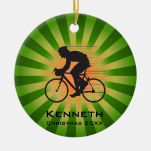 Bicycling Cycling Ornament