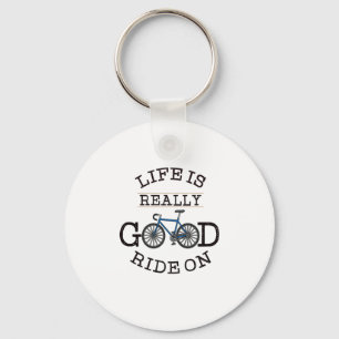 Bicycling Key Ring