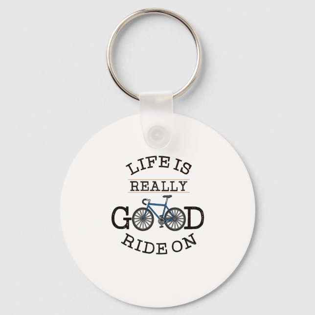Bicycling Key Ring (Front)