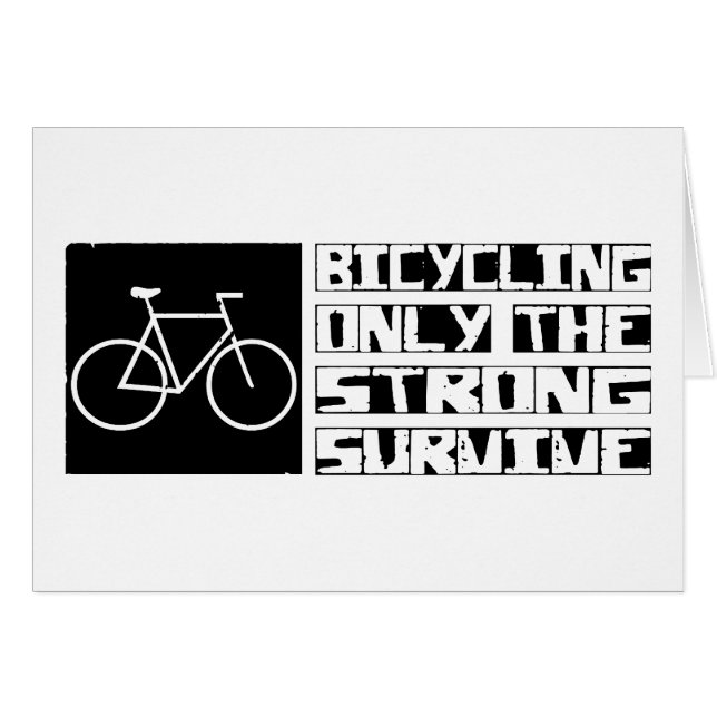 Bicycling Survive (Front Horizontal)