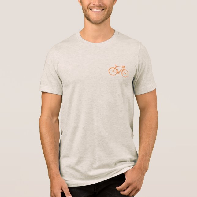 Bicycling Tri-Blend Shirt (Front)