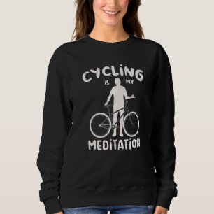 Bicyclist Cyclist Sport Leisure Bike   Sweatshirt