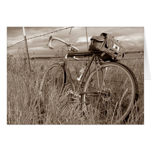 BICYCLIST'S DREAM ALL OCCASION NOTE CARD (Front Horizontal)