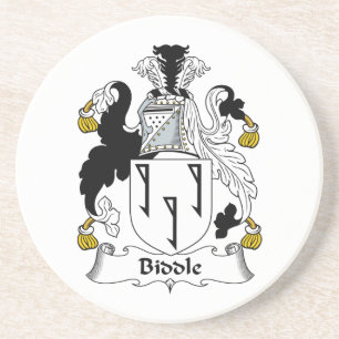 Biddle Family Crest Coaster