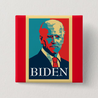 Biden 2020 15 cm square badge