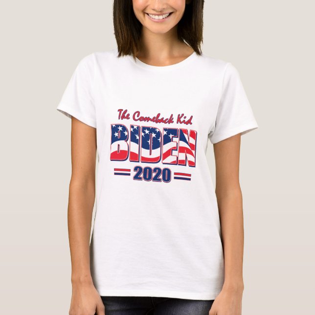 BIDEN-2020-Comeback-Kid T-Shirt (Front)