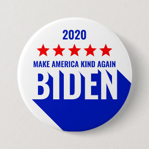 Biden 2020 Election Make America Kind Again 7.5 Cm Round Badge