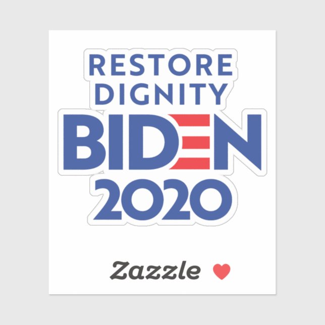 BIDEN 2020 - Restore Dignity (Sheet)
