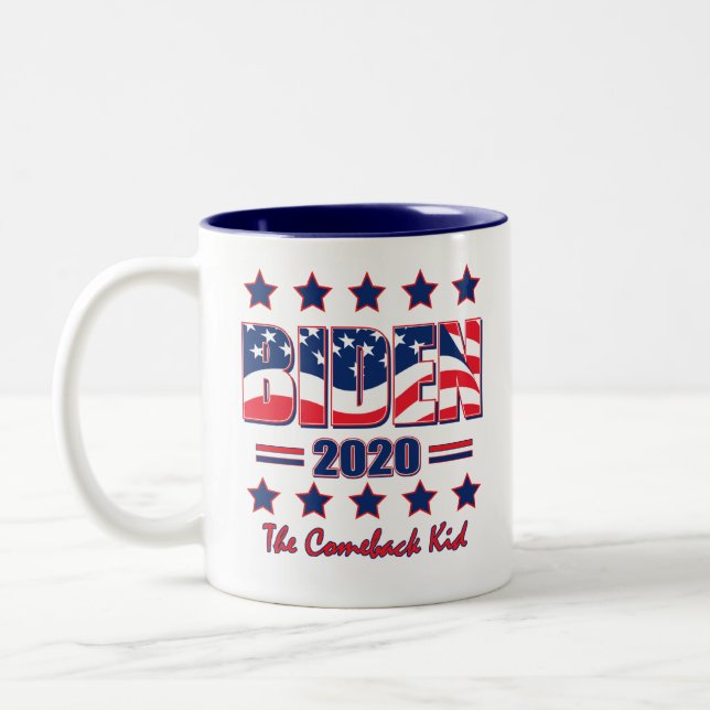 BIDEN-2020 Two-Tone COFFEE MUG (Left)