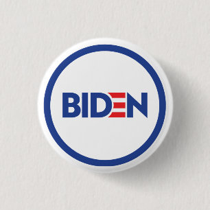 Biden  3 cm round badge