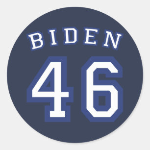 BIDEN 46 CLASSIC ROUND STICKER