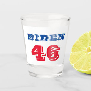 Biden 46 Collegiate Style Shot Glass