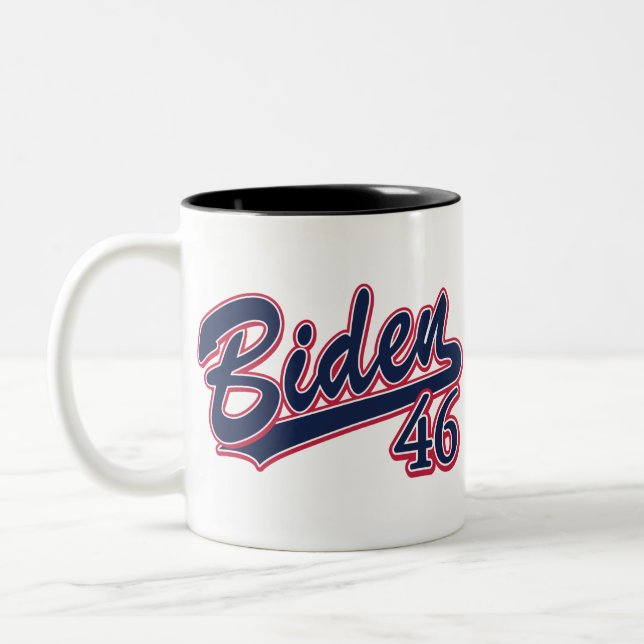 Biden 46 Two-Tone coffee mug (Left)