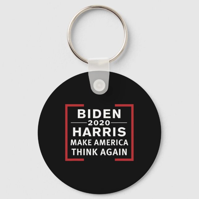Biden &amp; Kamala Harris 2020 - Democratic Party  Key Ring (Front)