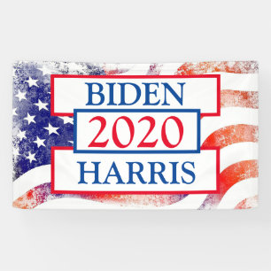 Biden and Harris 2020 Election Support Rally Banner