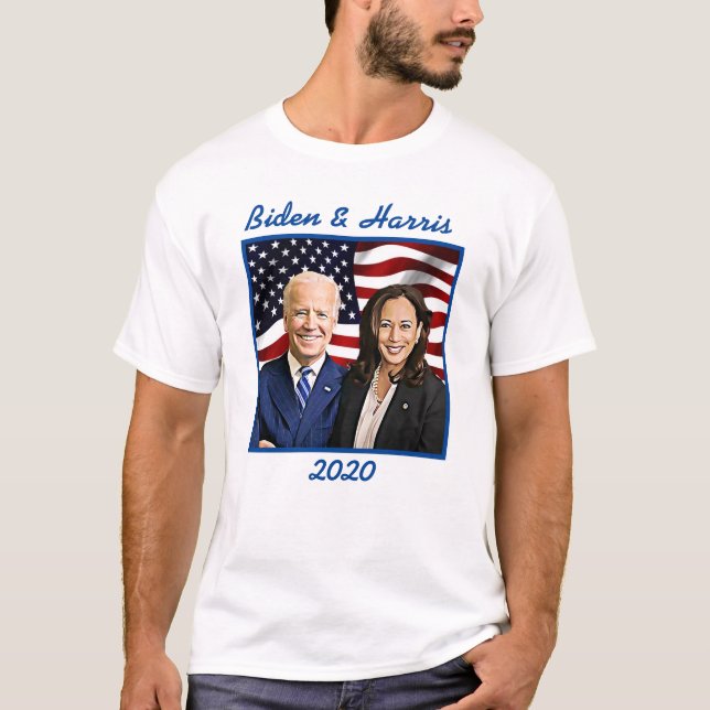 Biden and Harris US Presidential Election 2020 T-Shirt (Front)