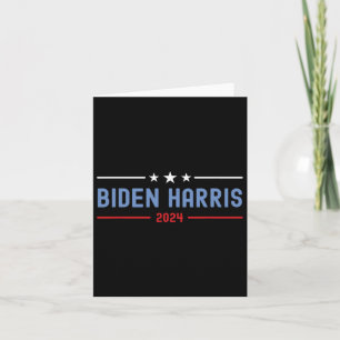 Biden And Harris Voting 2024 Presidential Election Card