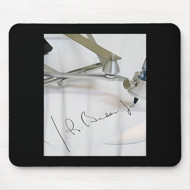 Biden Autopen Signature Funny  Mouse Pad (Front)