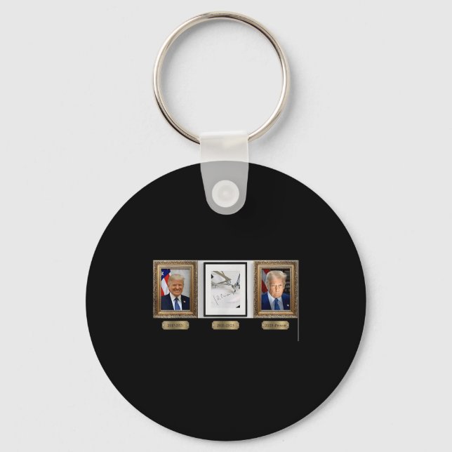 Biden Autopen Signature  Key Ring (Front)