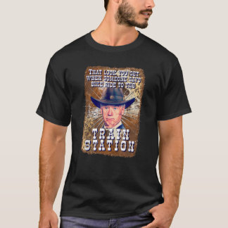 Biden Bicycle Crash Train Wreck USA RIDIN With Bid T-Shirt