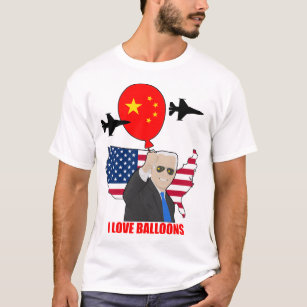 BIDEN-Chinese Spy Balloon, Funny, Sarcastic, Joke T-Shirt